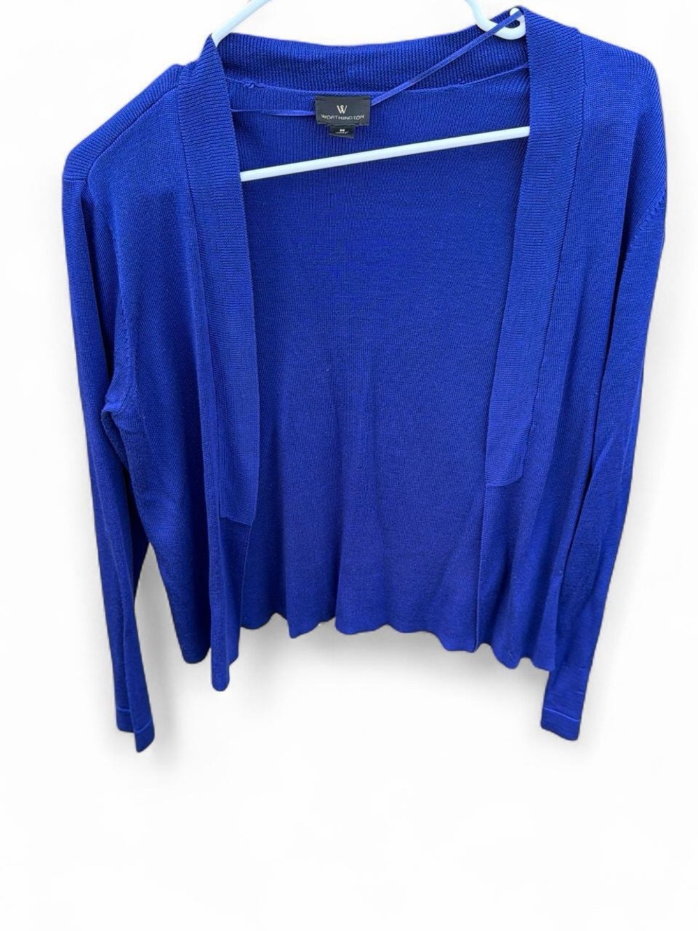 Worthington Blue Long-Sleeve Women's Top size M